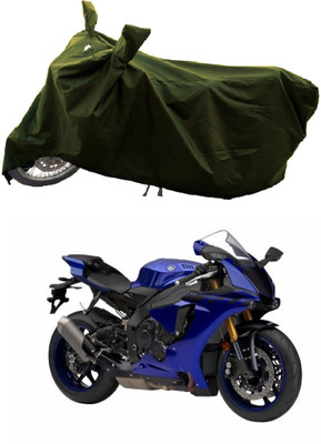 GROFATIK Two Wheeler Cover for Yamaha(YZF R1M, Green)