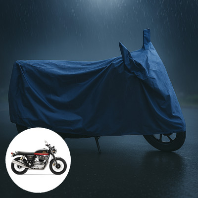GOSHIV-car and bike accessories Waterproof Two Wheeler Cover for Royal Enfield(Interceptor 650, Blue)