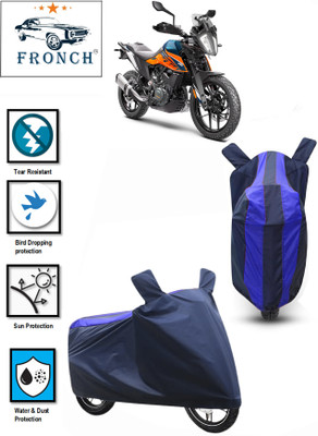 FRONCH Waterproof Two Wheeler Cover for KTM(390 Adventure, Blue)