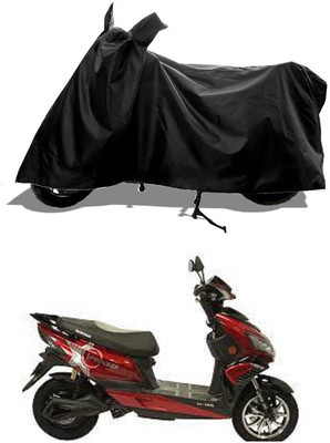 GROFATIK Two Wheeler Cover for Okinawa(i-Praise, Black)