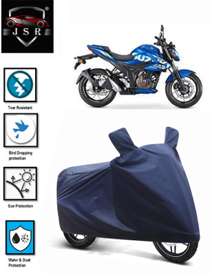 J S R Waterproof Two Wheeler Cover for Suzuki(Gixxer 250, Blue)