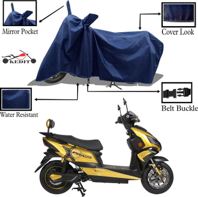 KEDIT Two Wheeler Cover for Okinawa(i-Praise, Blue)