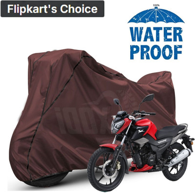 xodi Waterproof Two Wheeler Cover for TVS(Raider, Maroon, Black)