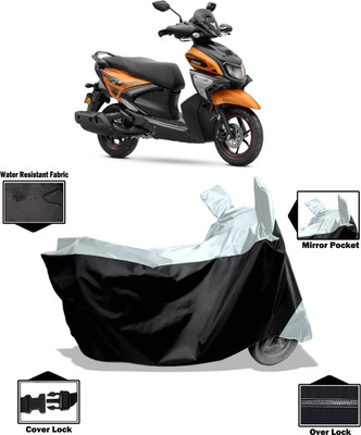 Amexride Two Wheeler Cover for Yamaha(RayZR 125 Fi, White)