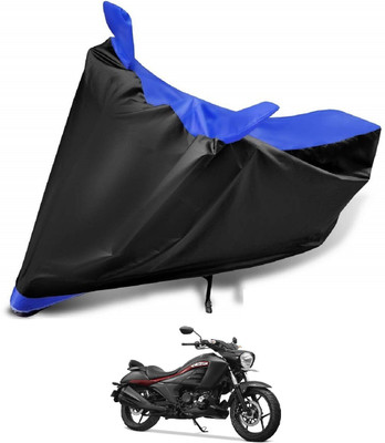 Auto Hub Two Wheeler Cover for Suzuki(Intruder 250, Blue, Black)