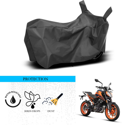 SnehaSales Waterproof Two Wheeler Cover for KTM(200 Duke, Black)