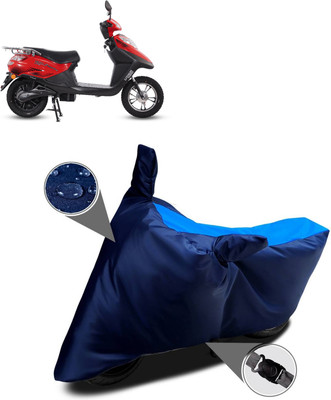PAGORA Waterproof Two Wheeler Cover for Hero(Electric Flash BS6, Blue)