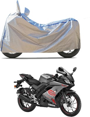 PAGORA Waterproof Two Wheeler Cover for Yamaha(YZF R15 V3.0, Silver)