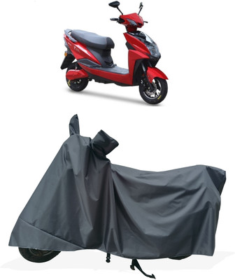Tricway Two Wheeler Cover for Techo Electra(Raptor BS6, Grey)
