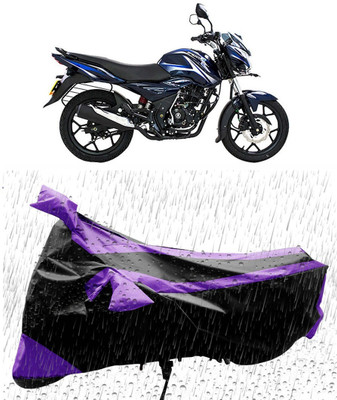 MISSION COLLECTION Waterproof Two Wheeler Cover for Bajaj(Discover 125 DTS-i, Purple)
