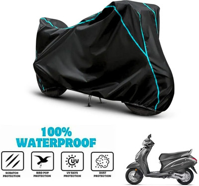 ANTHUB Waterproof Two Wheeler Cover for Honda(Activa 4G, Black)