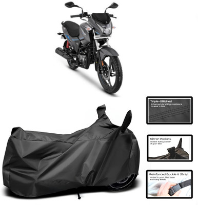 WMIZEXA Two Wheeler Cover for Hero(New Glamour, Black)