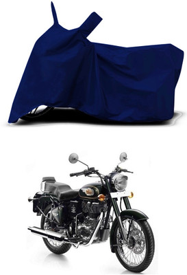 VESMEI Two Wheeler Cover for Royal Enfield(Electra 5S, Blue)