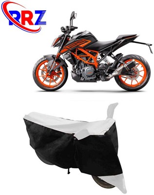 RRZ Waterproof Two Wheeler Cover for KTM(250 Duke, Black, White)