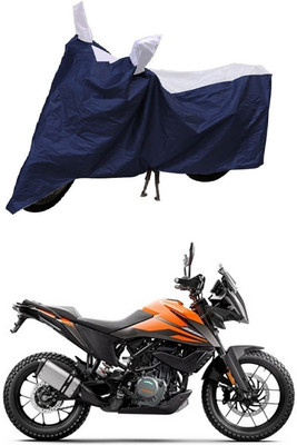 MMSSTAR Waterproof Two Wheeler Cover for KTM(250 Duke, Blue, White)