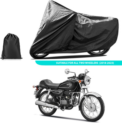 CODOKI Two Wheeler Cover for Hero(Splendor Pro Classic, Black)