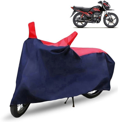 Mdstar Waterproof Two Wheeler Cover for Hero(Passion Xpro, Red, Blue)