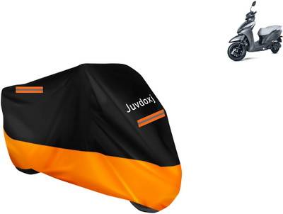 Juvdoxj Waterproof Two Wheeler Cover for Ampere(Magnus, Orange)