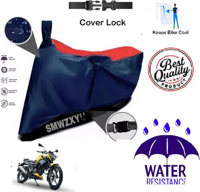 SK AUTO Waterproof Two Wheeler Cover for TVS(Raider, Red, Blue)