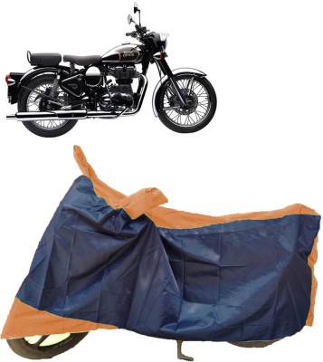 ANTOFY Two Wheeler Cover for Royal Enfield(Classic Chrome, Multicolor)