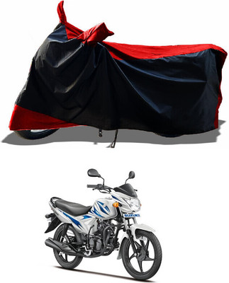 DeepShakshi AUTOMOTIVE Waterproof Two Wheeler Cover for Suzuki(Hayate, Red)