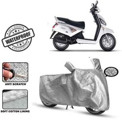 Autoinnovation Waterproof Two Wheeler Cover for Mahindra(Gusto 125, Silver)