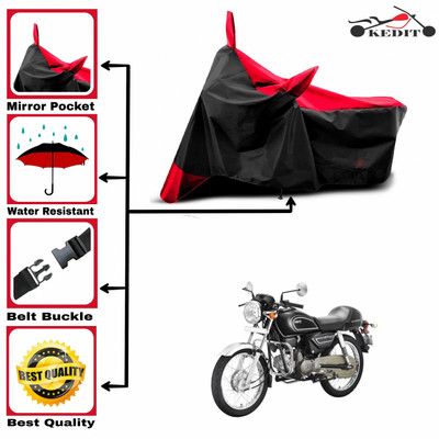 AASHTIK MART Two Wheeler Cover for Hero(Splendor Pro Classic, Red, Black)