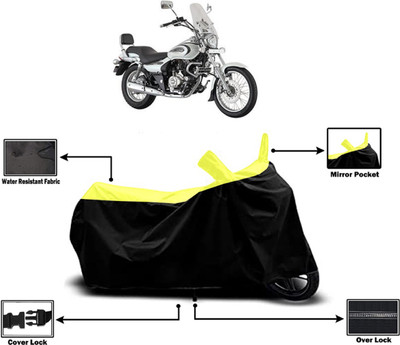 Amexride Two Wheeler Cover for Bajaj(Avenger 220 Cruise, Yellow)