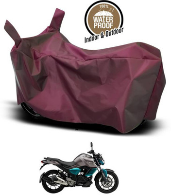 smwzxyu Waterproof Two Wheeler Cover for Yamaha(FZ-S, Maroon)