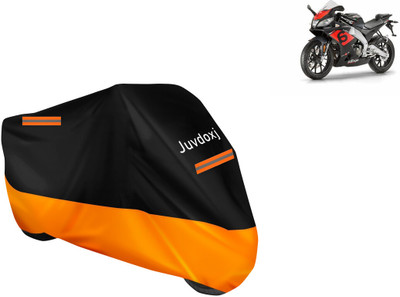 Juvdoxj Waterproof Two Wheeler Cover for Aprilia(Tuono 150, Orange)