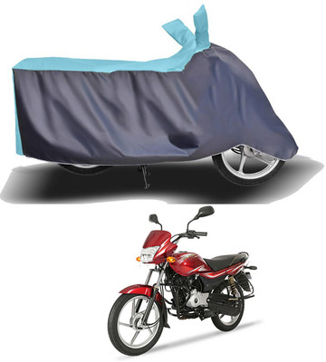 SMDP Waterproof Two Wheeler Cover for Bajaj(Platina, Grey, Blue)