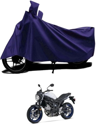 DeepShakshi AUTOMOTIVE Two Wheeler Cover for Suzuki(GSX, Blue)