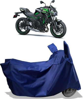 Amexride Two Wheeler Cover for Kawasaki(Z650 BS6, Blue)