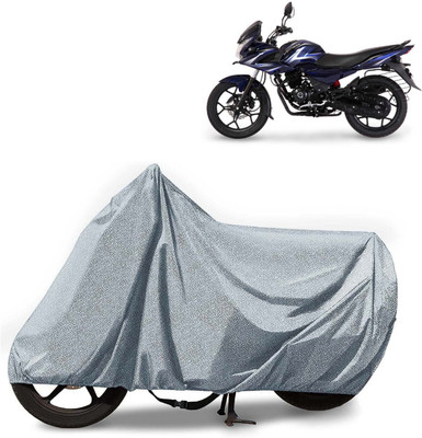 Kingsway Waterproof Two Wheeler Cover for Bajaj(Discover 150 f, Silver)