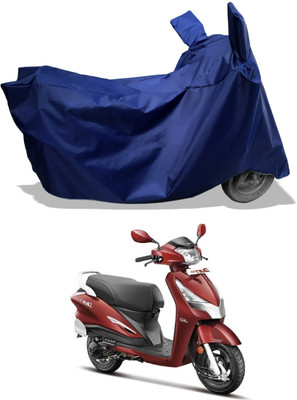 Amexride Two Wheeler Cover for Hero(Duet LX 110CC, Blue)