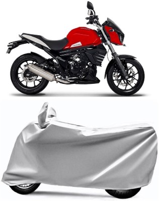 V VINTON Two Wheeler Cover for Mahindra(MOJO XT 300, Grey)