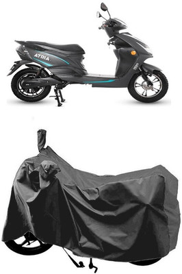 SUGASHRI Waterproof Two Wheeler Cover for Hero(Motocorp Electric Atria, Grey)