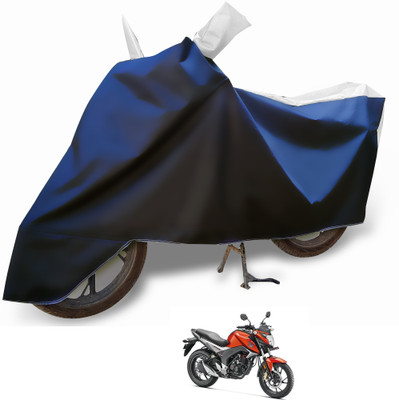 Euro Care Waterproof Two Wheeler Cover for Honda(CB Hornet 160, Silver)
