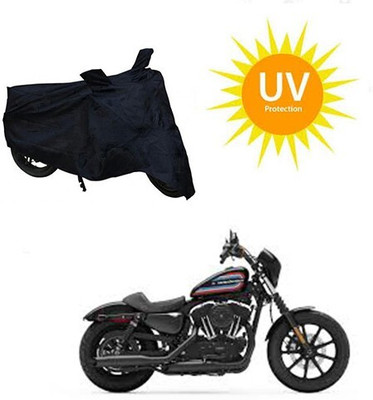 Mdstar Waterproof Two Wheeler Cover for Harley Davidson(XL 1200, Black)
