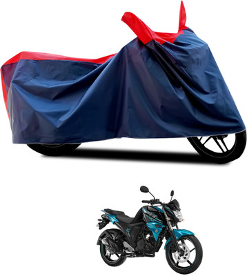 PAGORA Waterproof Two Wheeler Cover for Yamaha(FZ S FI (V 2.0), Red, Blue)