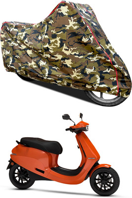 GOSHIV-car and bike accessories Waterproof Two Wheeler Cover for Ola(Yellow)
