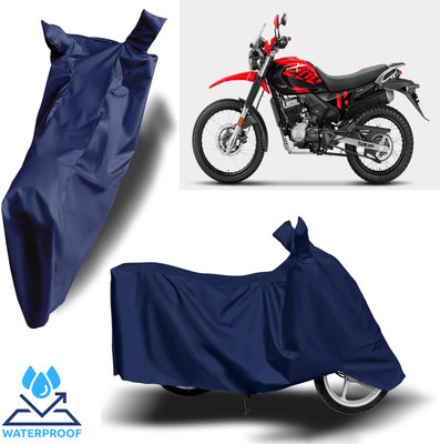 ROYAL AUTO MART Waterproof Two Wheeler Cover for Hero(Xpulse 200T, Blue)