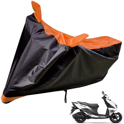 MOCKHE Two Wheeler Cover for Suzuki(Avenis 125, Orange)