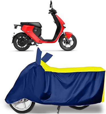 AUTO PEARL Two Wheeler Cover for Vmoto Soco(Super Soco Cumini, Yellow, Blue)