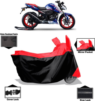 KEDIT Two Wheeler Cover for TVS(Apache RTR 165 RP, Red)