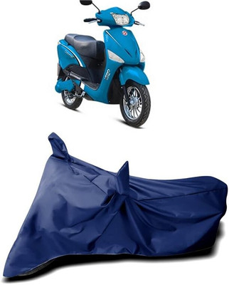 KEDIT Two Wheeler Cover for Hero(Electric Optima, Blue)