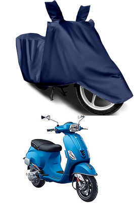 Furious3D Two Wheeler Cover for Piaggio(Vespa LX 125, Blue)