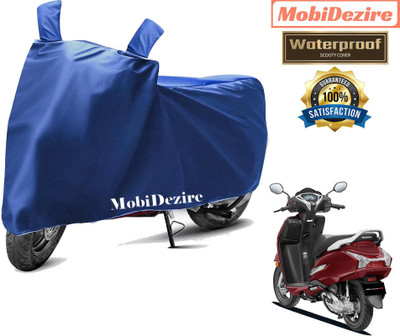 Mobidezire Two Wheeler Cover for Honda(Activa i, Blue)