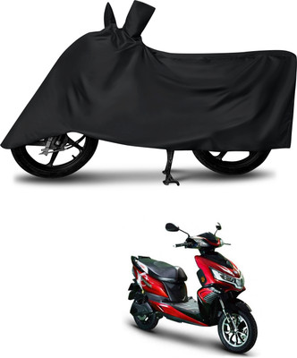 aosis Two Wheeler Cover for Okinawa(i-Praise, Black)