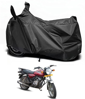 Auto Hub Waterproof Two Wheeler Cover for Bajaj(Boxer AT, Black)